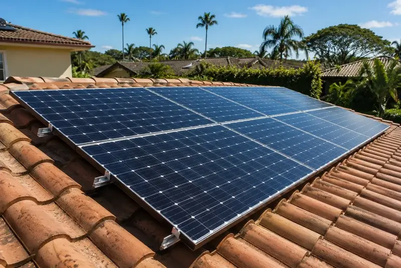 Installation de panneaux solaires à Moulon